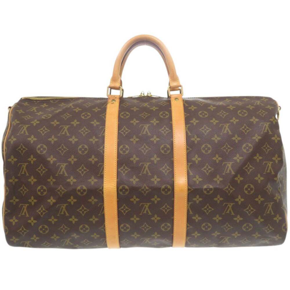 LOUIS VUITTON Authentic Brown Monogram Boston Bag - Picture 2 of 10